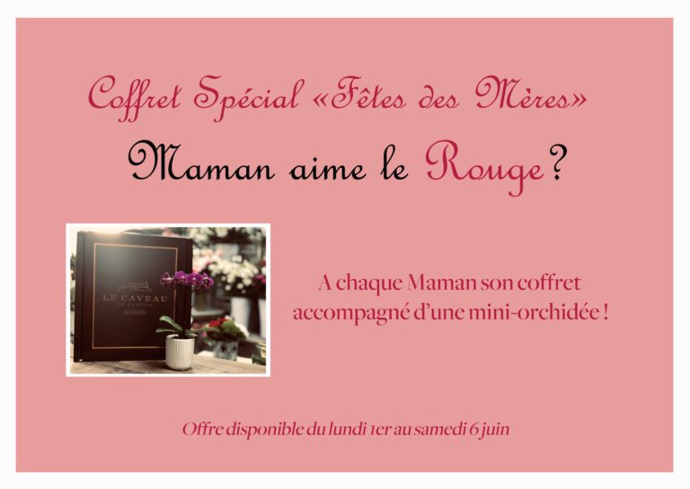 Coffret Spécial Fêtes des Mères : "Maman aime le Rosé ?" Coffret Spécial Fêtes des Mères : "Maman aime le Rosé ?"